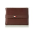 thumbnail image 1 of Tommy Hilfiger Men's Leather Bifold Wallet with Removal Card Holder Brown, 1 of 7