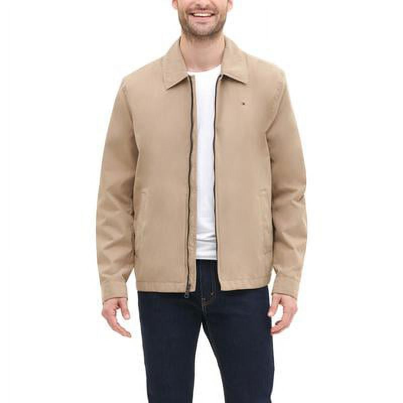 Tommy Hilfiger Men's Lightweight Full ZipFront Jacket S, Khaki