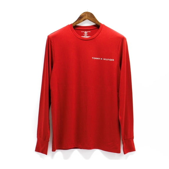 Tommy Hilfiger Men's Lounge Stretch Long Sleeve Crew Neck Top