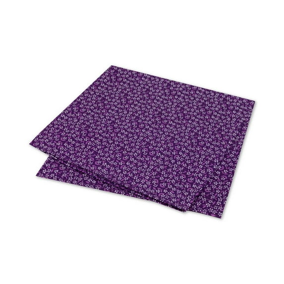Tommy Hilfiger Men’s Micro Floral Pocket Square, Purple
