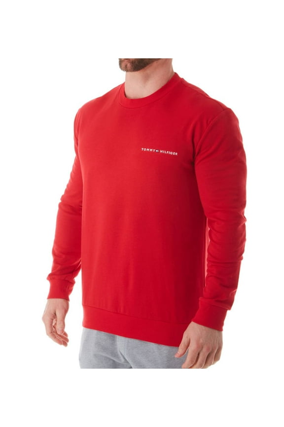 Men's Modern Essentials French Terry Crew Sweatshirt, Mahogany,XXL - US