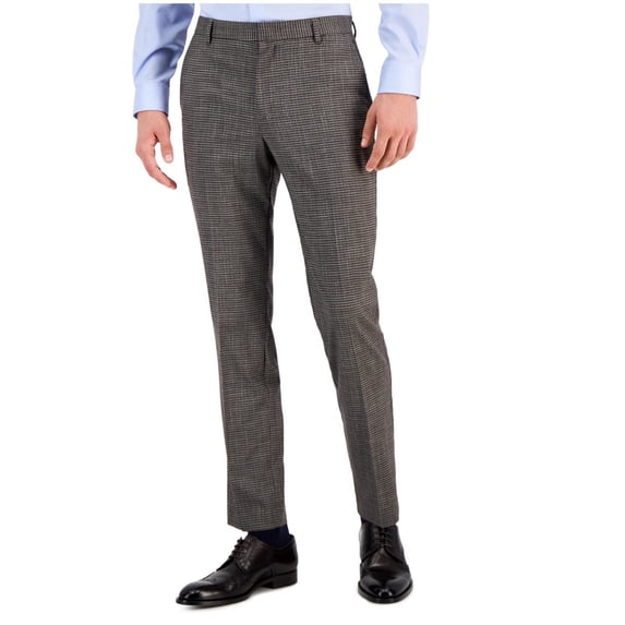 Tommy Hilfiger Men's Modern Fit Stretch Performance Pants Brown 36 x 32
