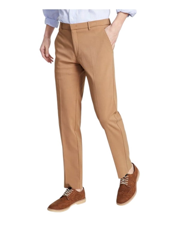 Men's Modern-Fit Th Flex Performance Pants 35 / 32 Light Camel