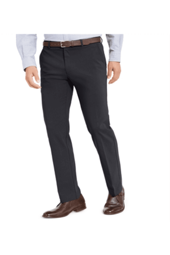 Men's Modern Fit Th Flex Stretch Comfort Solid Performance Pants Black Size 33X32