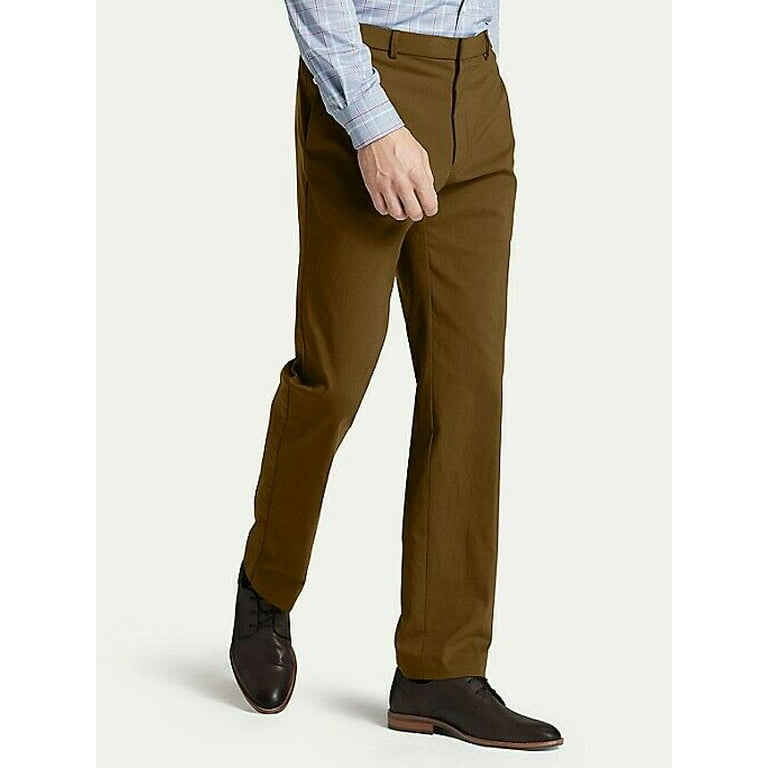 Hilfiger Men's Fit Th Stretch Comfort Solid Pants Brown Size 32X34 - Walmart.com