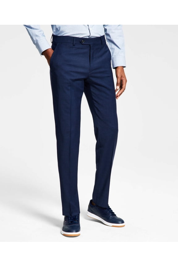 Men's Modern-Fit Th Flex Stretch Wool Suit Pants