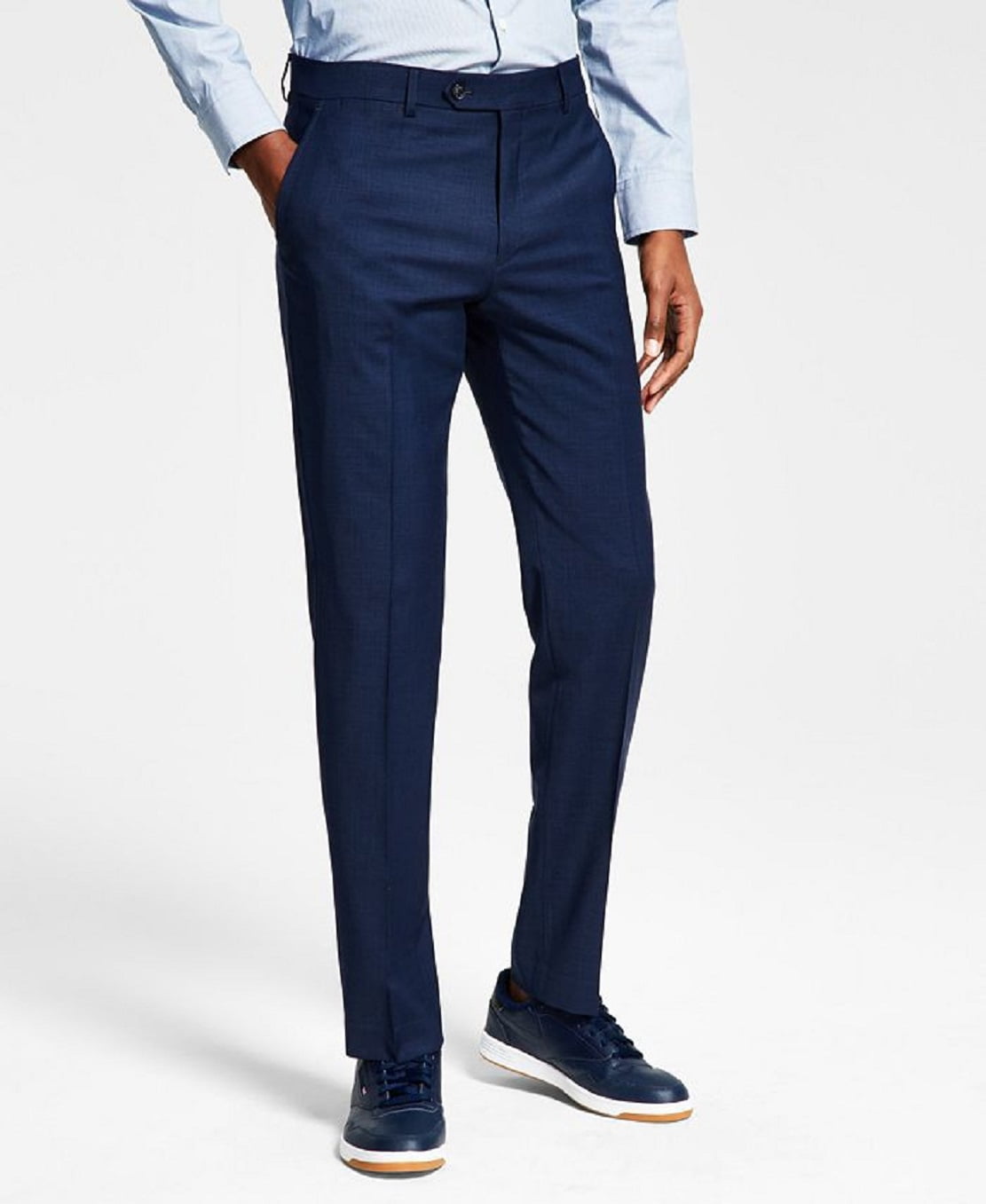 Tommy Hilfiger Men's Modern Fit Th Flex Stretch Wool Suit Separate ...