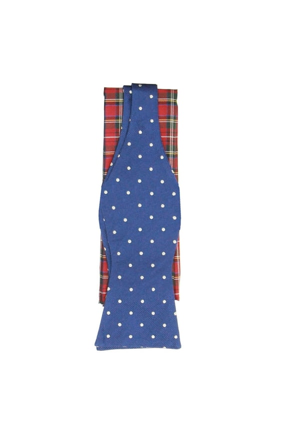 Men's Navy & White Dotted Box Set Tie