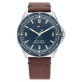 thumbnail image 1 of Tommy Hilfiger Men's Quartz Stainless Steel and Leather Strap Watch, Color: Brown (Model: 1791905), 1 of 1