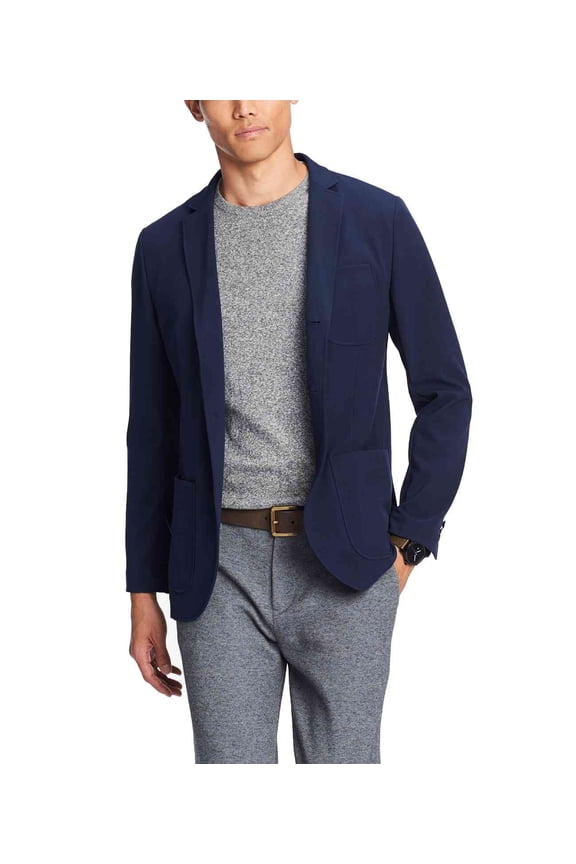 Men’s Regular Fit Porto Sport Coat Casual Jacket, Off Shore, X-Large