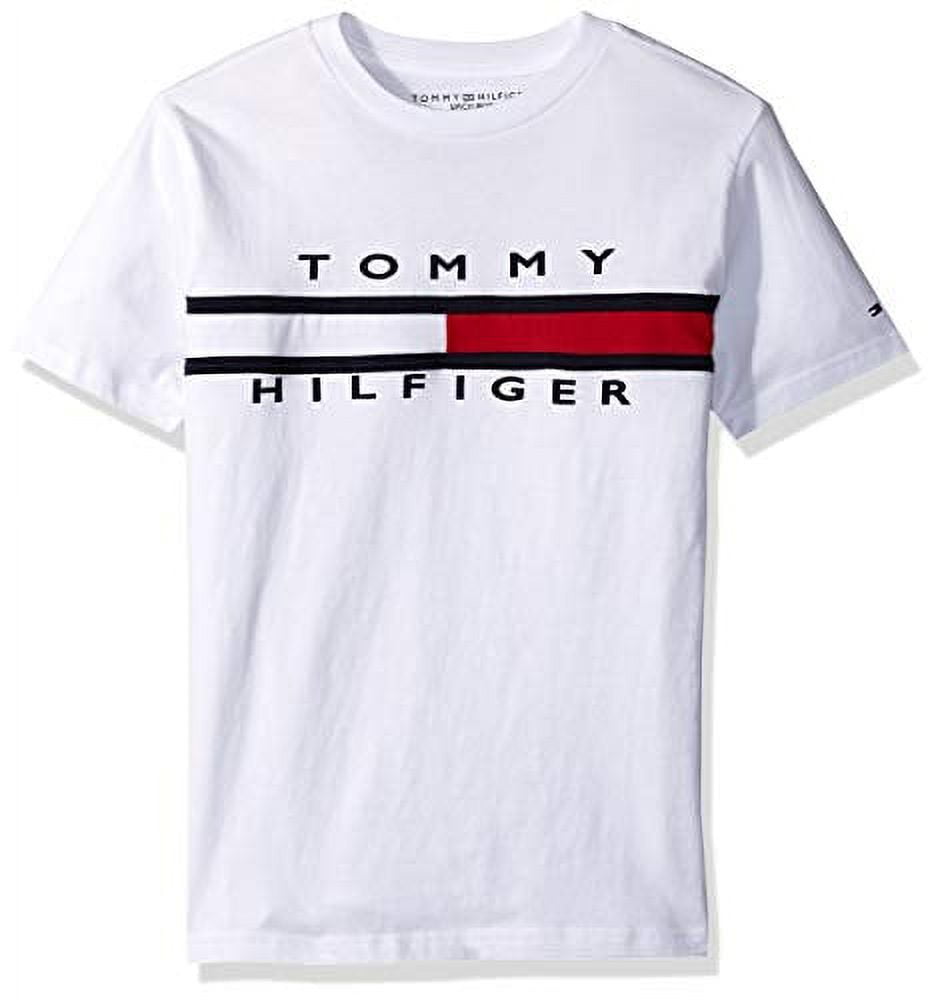 Tommy Hilfiger Men's Short Sleeve Crewneck T Shirt Size White Large