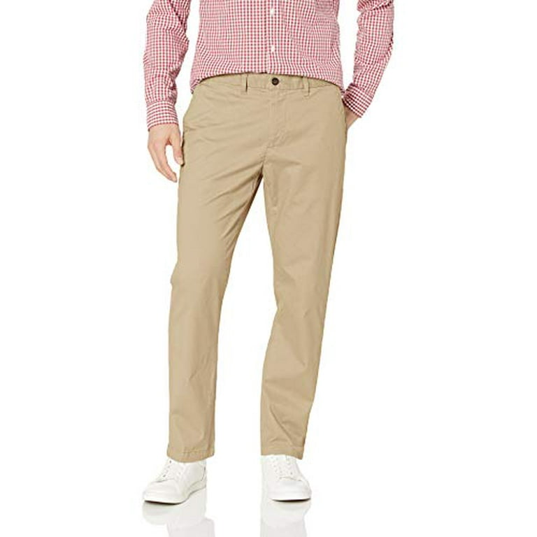 Busk noget Windswept Tommy Hilfiger Men's Stretch Chino Pants in Custom Fit, Mallet, 32W x 30L -  Walmart.com