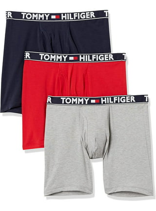 Tommy Hilfiger Men's Underwear Cotton Classics 3-Pack Boxer Brief, Black,  Small at  Men's Clothing store