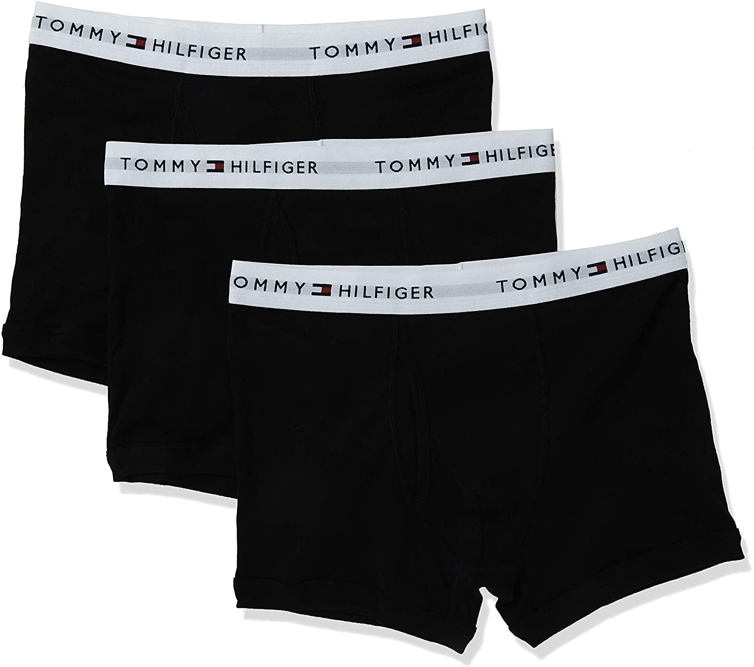 Tommy Hilfiger Men's Underwear Multipack Cotton Classics Trunks Black M 