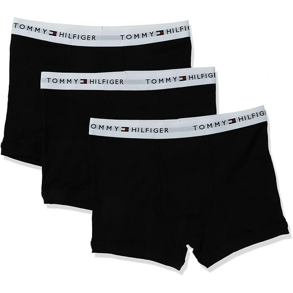 Tommy Hilfiger Men's Underwear Multipack Cotton Classics Trunks Black S