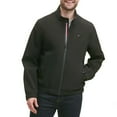 thumbnail image 1 of Tommy Hilfiger Men’s Water and Wind Resistant Stand Collar Bomber Jacket (Black, Medium), 1 of 5