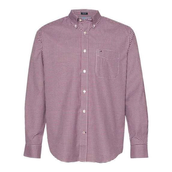 Tommy Hilfiger Mens 100s Two Ply Gingham Shirt 13H1863