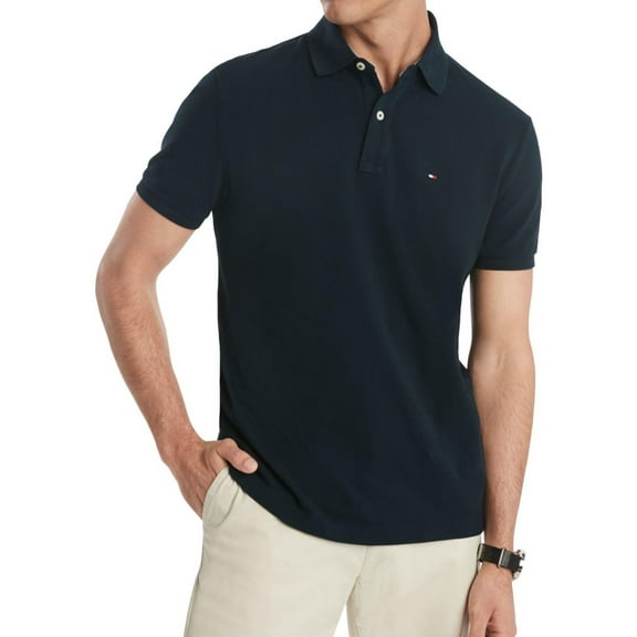 Tommy Hilfiger Mens 1985 Polo Shirt, Brown, XX-Large