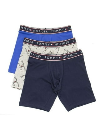 Men's Tommy Hilfiger 09T3490 Everyday Micro Performance Boxer Briefs - 3  Pack (White/Navy/Tango Red M)