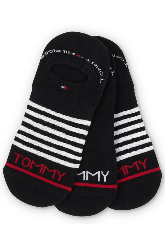 Mens 3-Pk. Sneaker Liner Sock Black 10-13