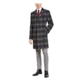 thumbnail image 1 of Tommy Hilfiger Mens Addison Wool Blend Modern Fit Top Coat Gray 40S, 1 of 3