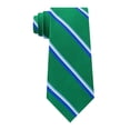thumbnail image 1 of Tommy Hilfiger Mens Bronx Silk Striped Neck Tie Green O/S, 1 of 3