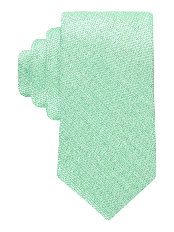 Mens Calexico Solid Textured Neck Tie MInt Green