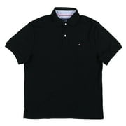 Tommy Hilfiger Mens Classic Fit Interlock Polo Shirt Small, Black