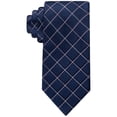thumbnail image 1 of Tommy Hilfiger Mens Tie Necktie One Size Blue Shadow Grid, 1 of 3