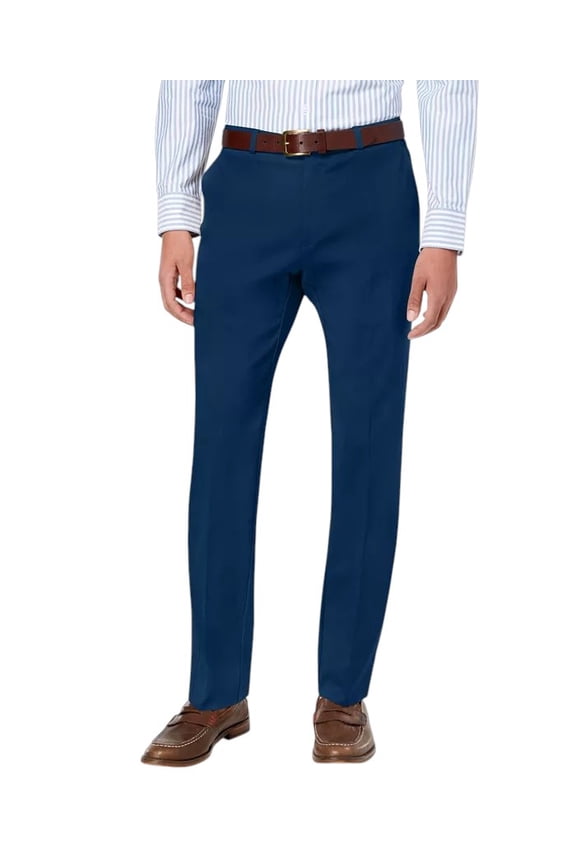 Mens Modern fit Dress Pants 32 / 30 TH Flex Navy Blue Solid