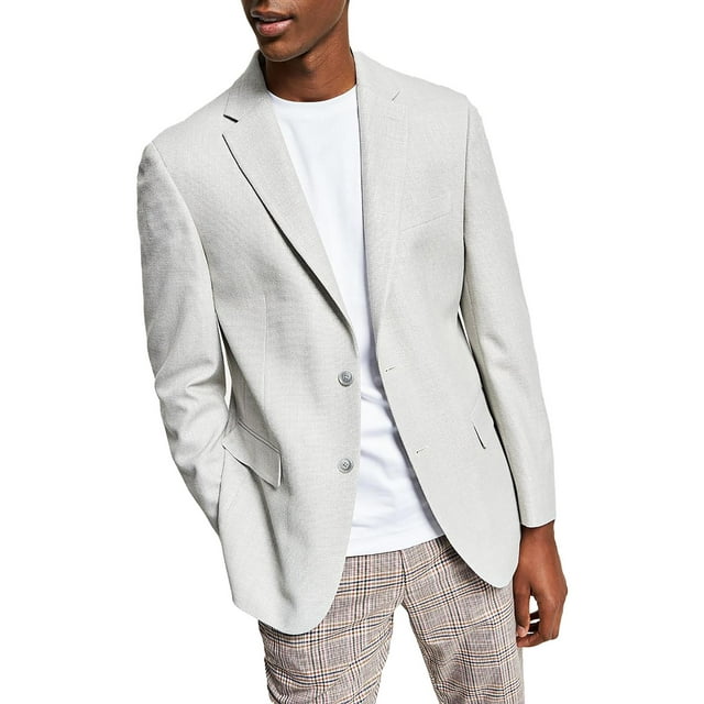 Tommy Hilfiger Mens Conrad Slim Fit Suit Separate TwoButton Blazer