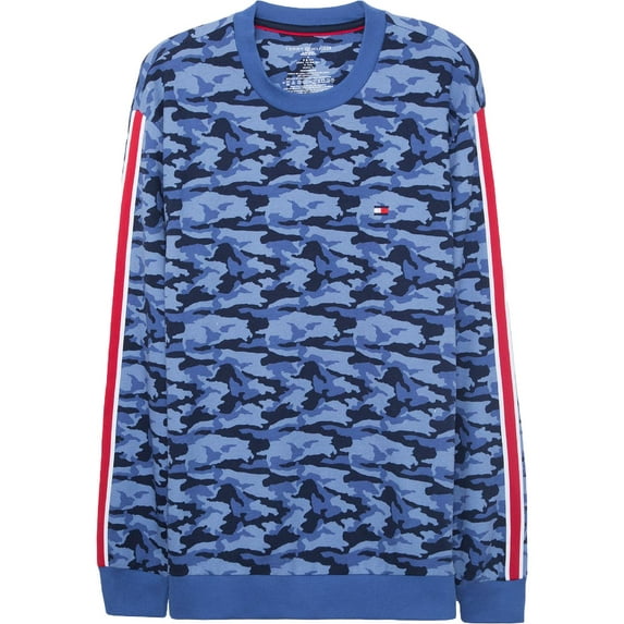 Tommy Hilfiger Mens Cotton Camouflage Pajama Top