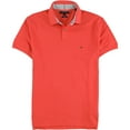 thumbnail image 1 of Tommy Hilfiger Mens Cotton Short Sleeve Polo Shirt Lush Coral 2XL, 1 of 2