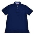 thumbnail image 1 of Tommy Hilfiger Mens Custom Fit Interlock Polo Shirt (XL, Velvet Blue), 1 of 1