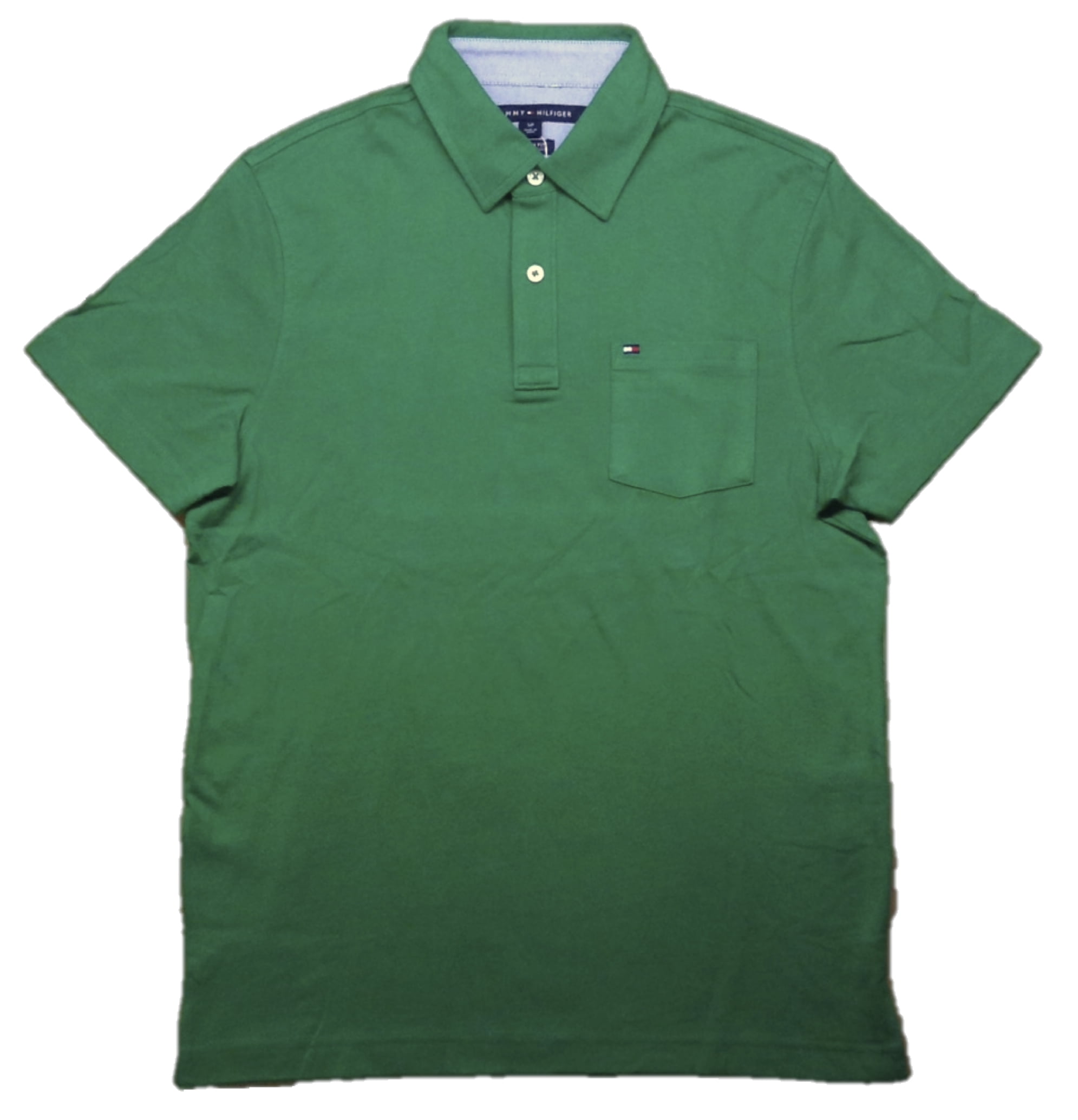 Tommy hilfiger hot sale green polo shirt