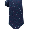 thumbnail image 1 of Tommy Hilfiger Mens Festive Bow Self-tied Necktie, Blue, One Size, 1 of 2