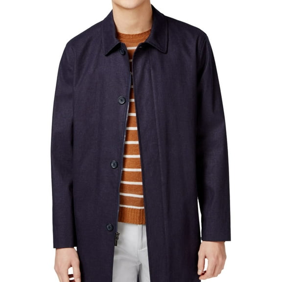 Tommy Hilfiger Mens Foley Fly Jacket, Blue, Small