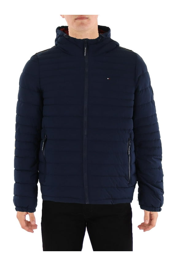 Mens Insulated Hooded Puffer Jacket