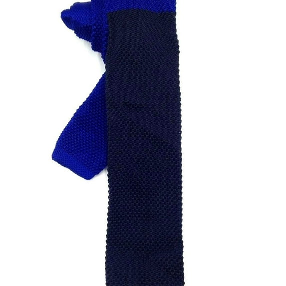 Tommy Hilfiger Mens Knit Self-tied Necktie, Blue, One Size
