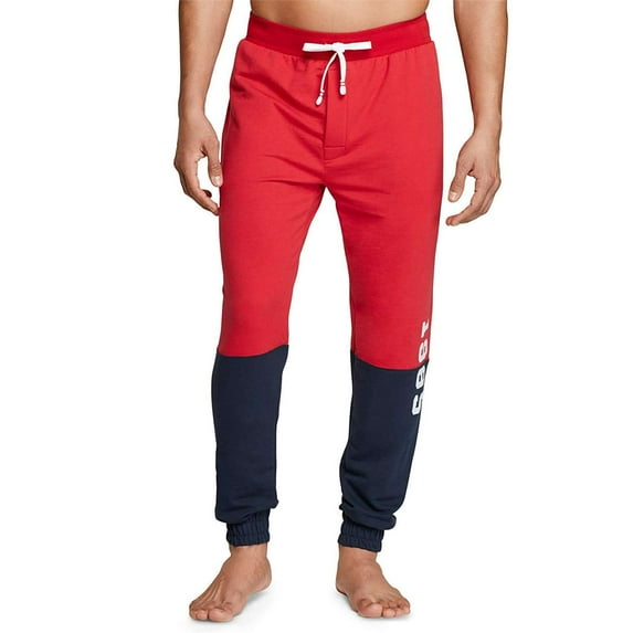 Tommy Hilfiger Mens Logo Colorblock Jogger Pants