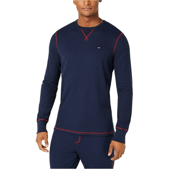 Tommy Hilfiger Mens Long-Sleeve Thermal Pajama Sleep T-Shirt