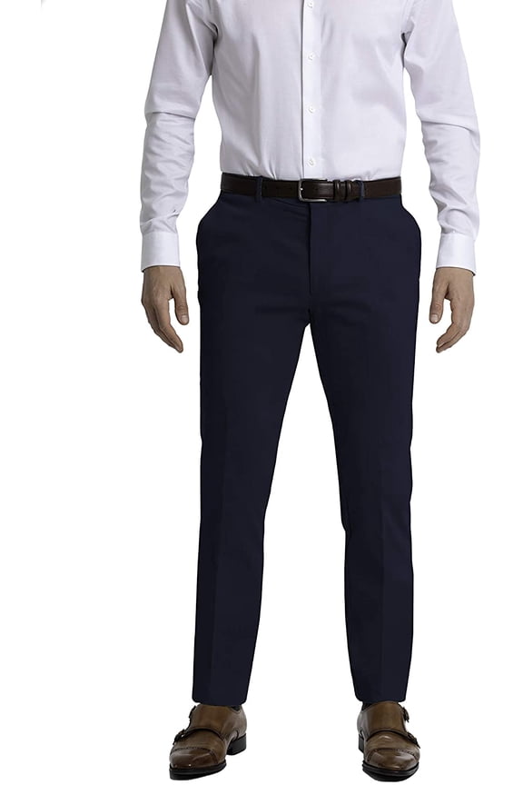 Men's Modern-Fit Th Flex Stretch Solid Performance Pants - Navy