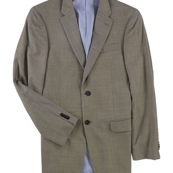 Tommy Hilfiger Mens Modern Fit Two Button Blazer Jacket, Brown, 36 Regular