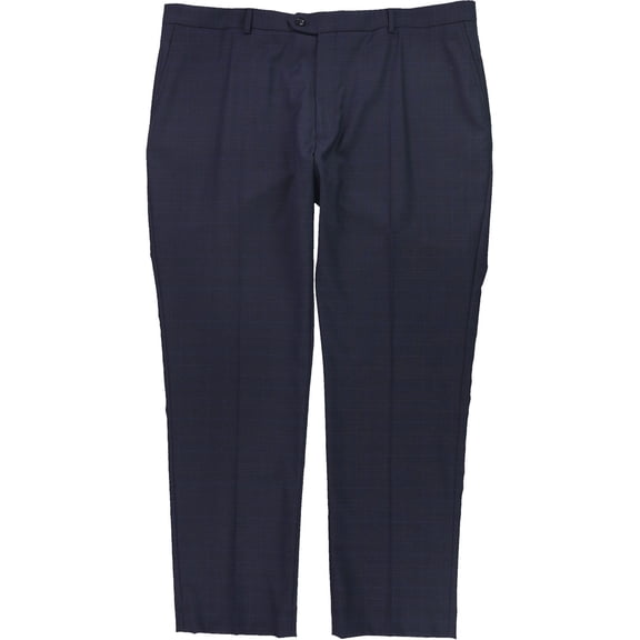 Tommy Hilfiger Mens Flex Stretch Dress Pants Slacks, Blue, 36W x 32L