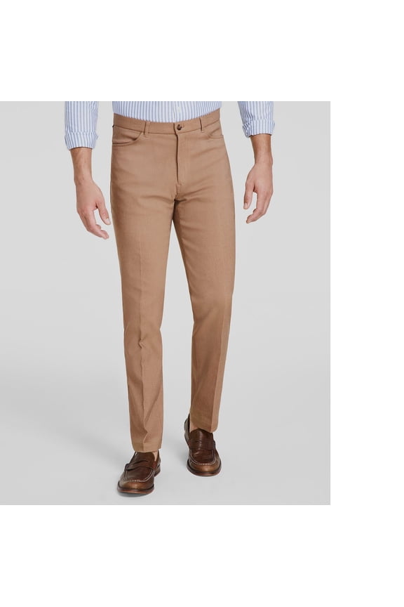 Men's Modern-Fit Twill Pants Tan Twill B4HP (30 in,38)