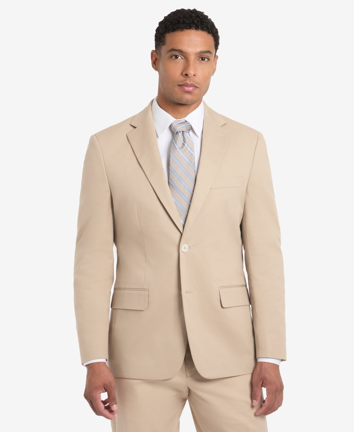 Tommy Hilfiger Mens Modern fit Sport Coat Blazer 39 S Beige Solid
