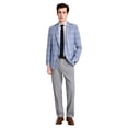 thumbnail image 1 of Tommy Hilfiger Mens Modern fit Sport Coat Blazer 40 L Powder Blue Plaid Stretch, 1 of 3
