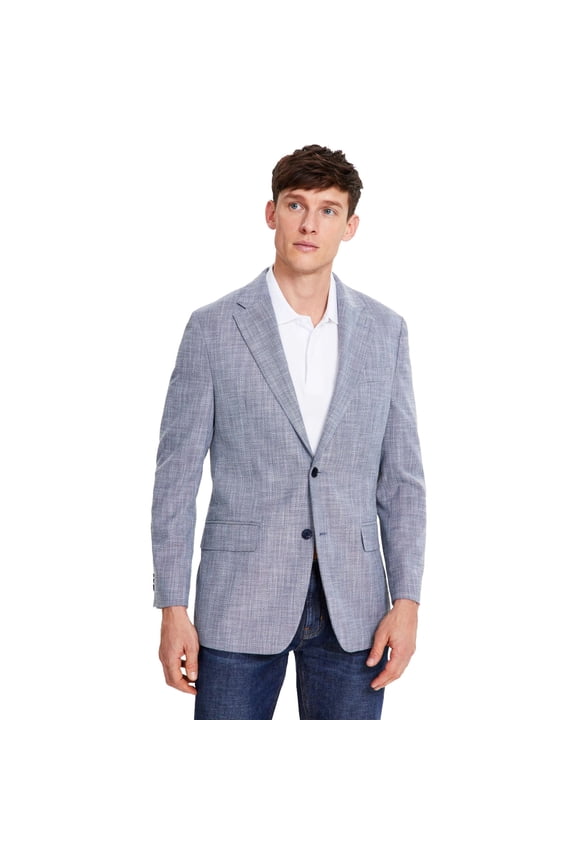 Mens Modern fit Sport Coat Blazer 48 R Denim Blue