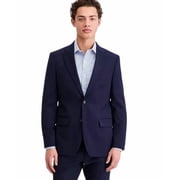 Tommy Hilfiger Mens Modern fit Wool Suit Jacket Blazer 56 L Navy Blue Solid