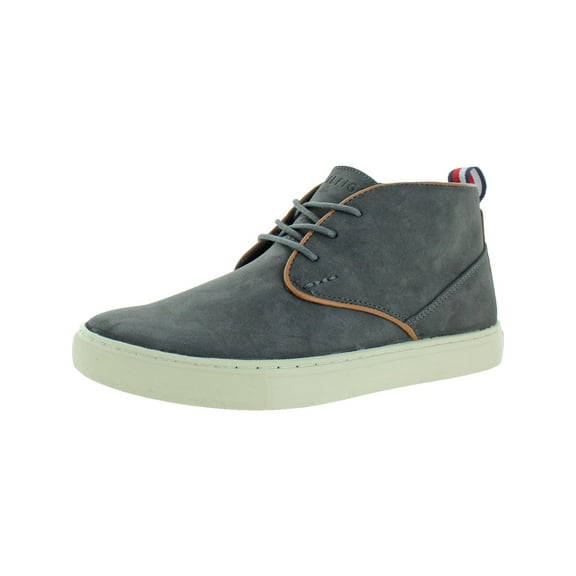 Tommy Hilfiger Mens Morven2 Faux-Leather Casual Chukka